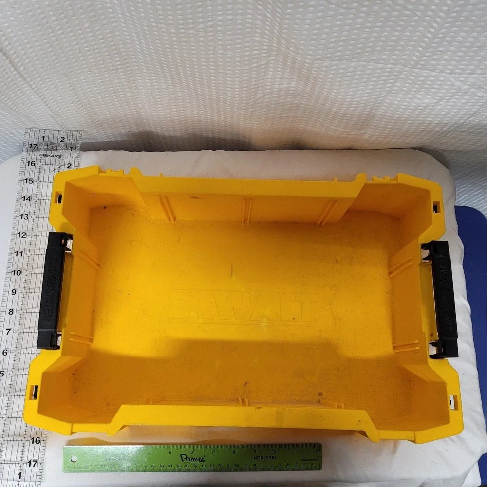 DeWALT ToughSystem 2.0 Deep Tool Tray DWST08120 Yellow Stackable‎ Organizer